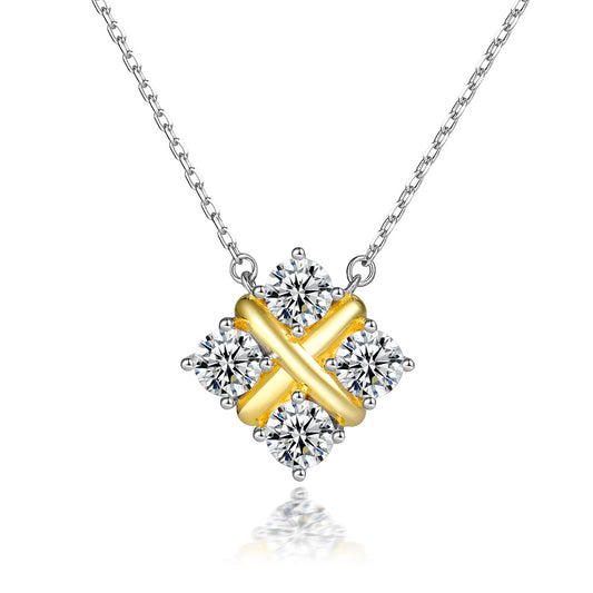 9K/14K/18K GOLD 925 Silver CUSTOMIZED NECKLACE WITH LAB GROWN DIAMONDS