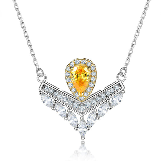 9K 14K 18K GOLD 925 Silver CUSTOMIZED NECKLACE WITH LAB GROWN DIAMONDS